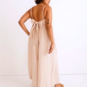 Madewell linen jumpsuit